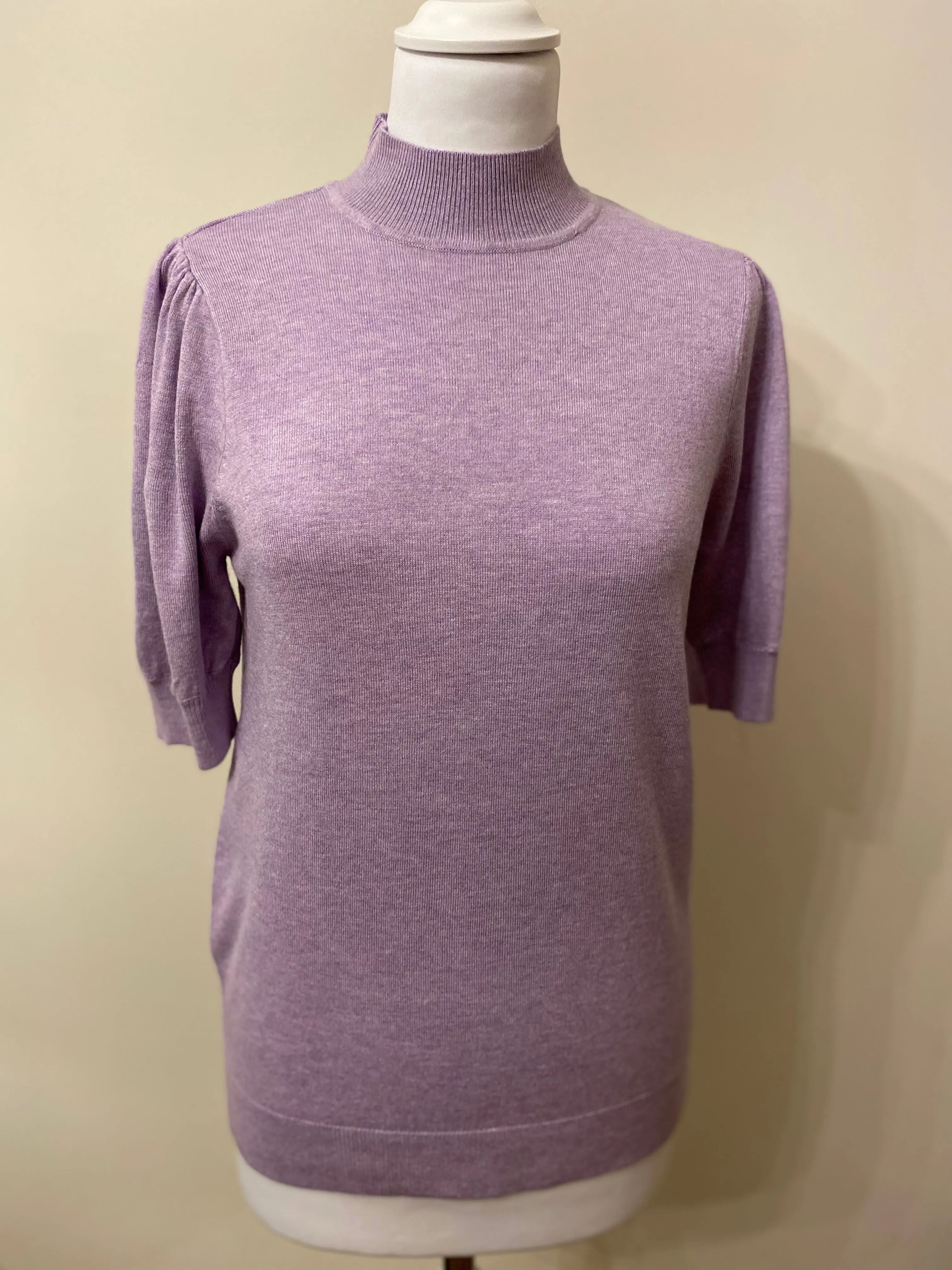 b.young High neck mid sleeve Knitted Pullover
