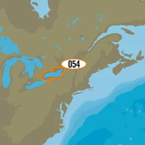 C-MAP MAX NA-M054/SD - Lake Ontario Bathymetric SD Format