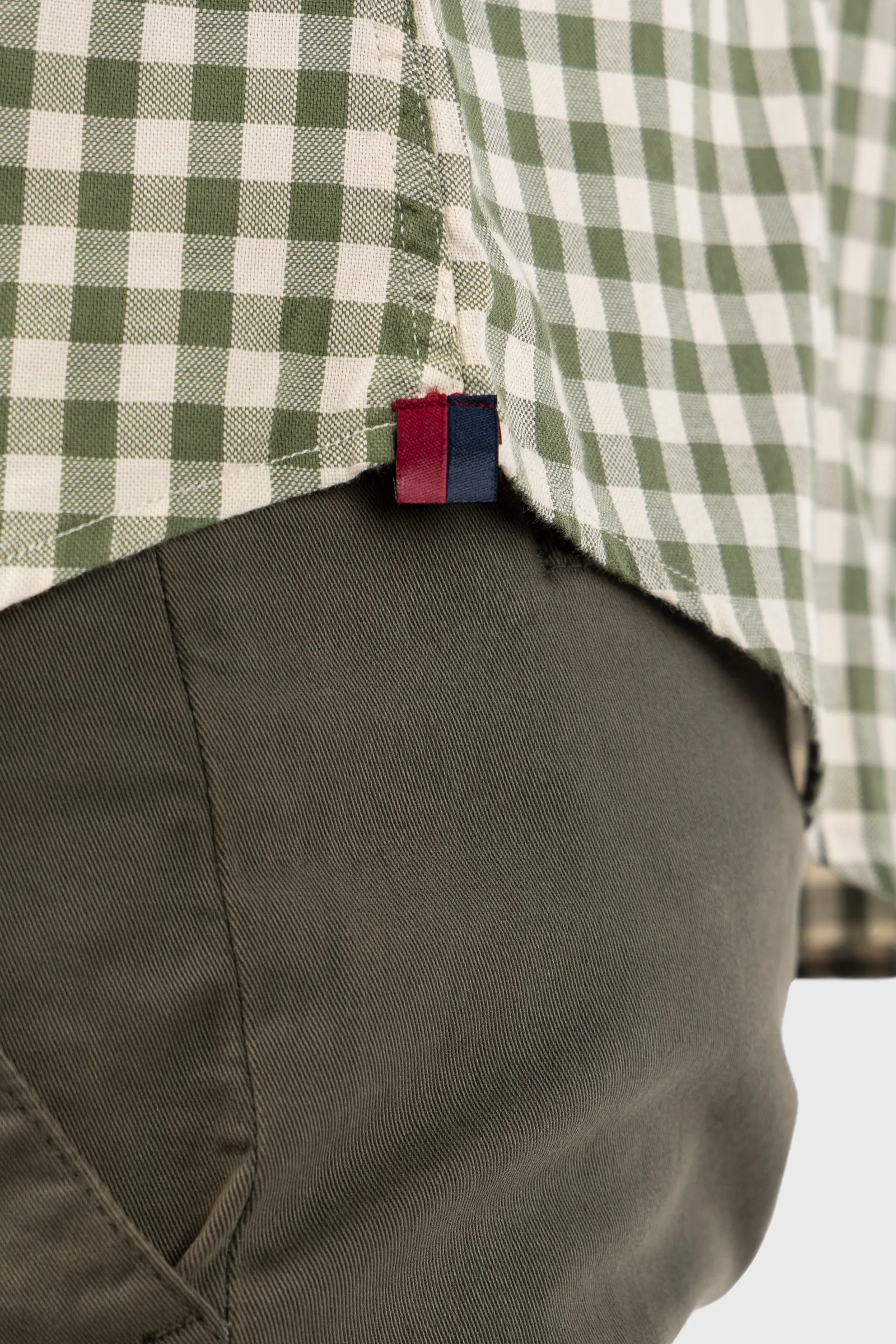 Camisa Cuadros Harvard Verde Slim Fit