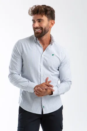 Camisa Raya Oxford Marino Slim Fit