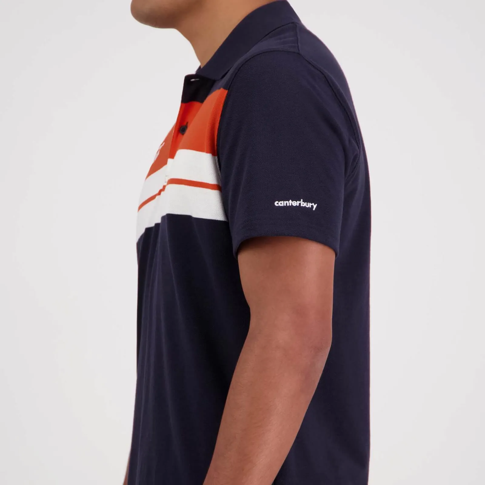 Canterbury Men's Chest Stripe Short Sleeve Polo - 2 Colours