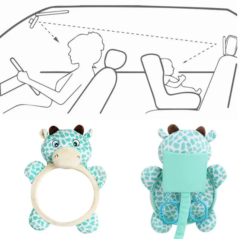 Car Safety Back Seat Rearview Mirror Adjustable Infant Baby Rear Monitor