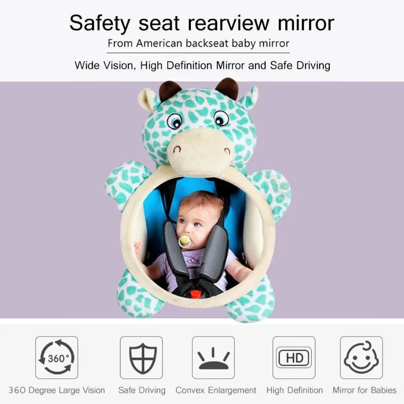 Car Safety Back Seat Rearview Mirror Adjustable Infant Baby Rear Monitor