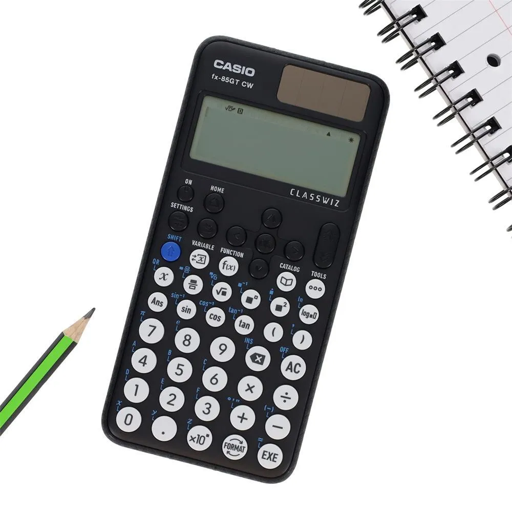 Casio fx-85GTCW - Scientific Calculator - Dual Powered - Classwiz - Black