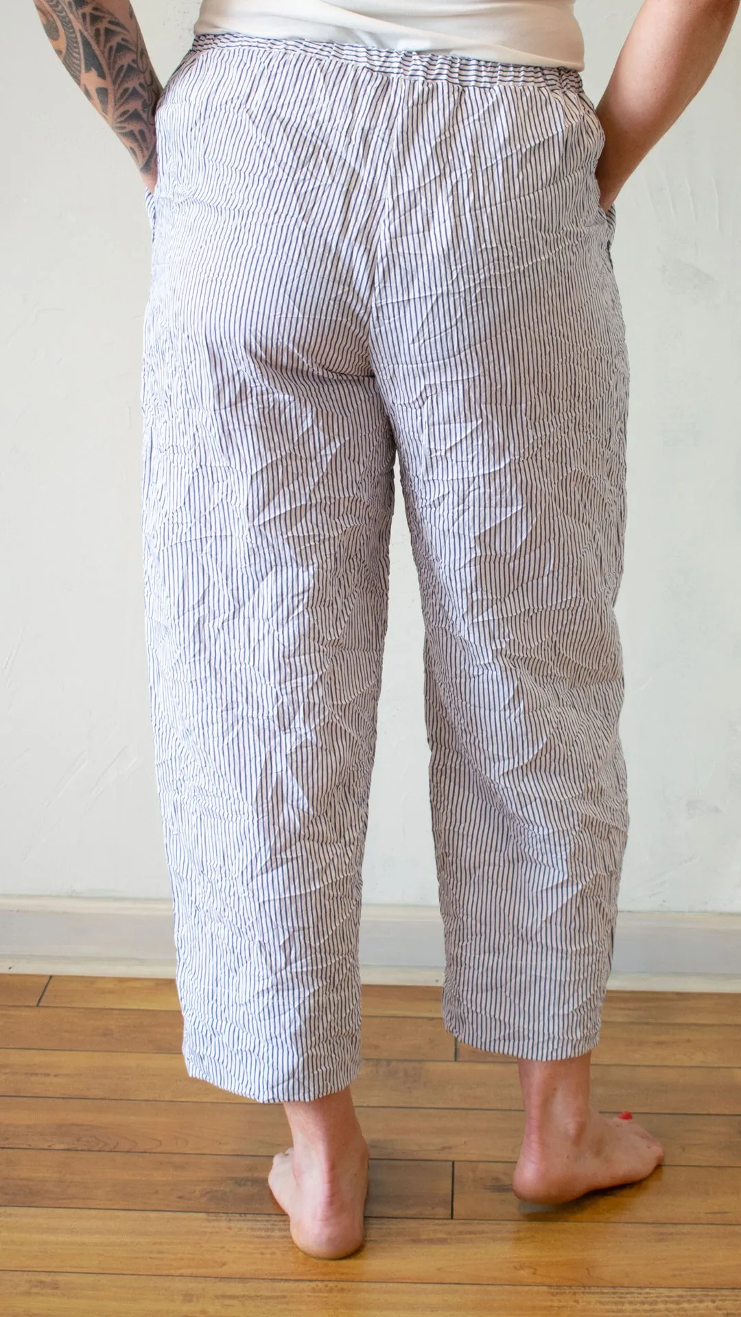 Cerulean Stripe Pant