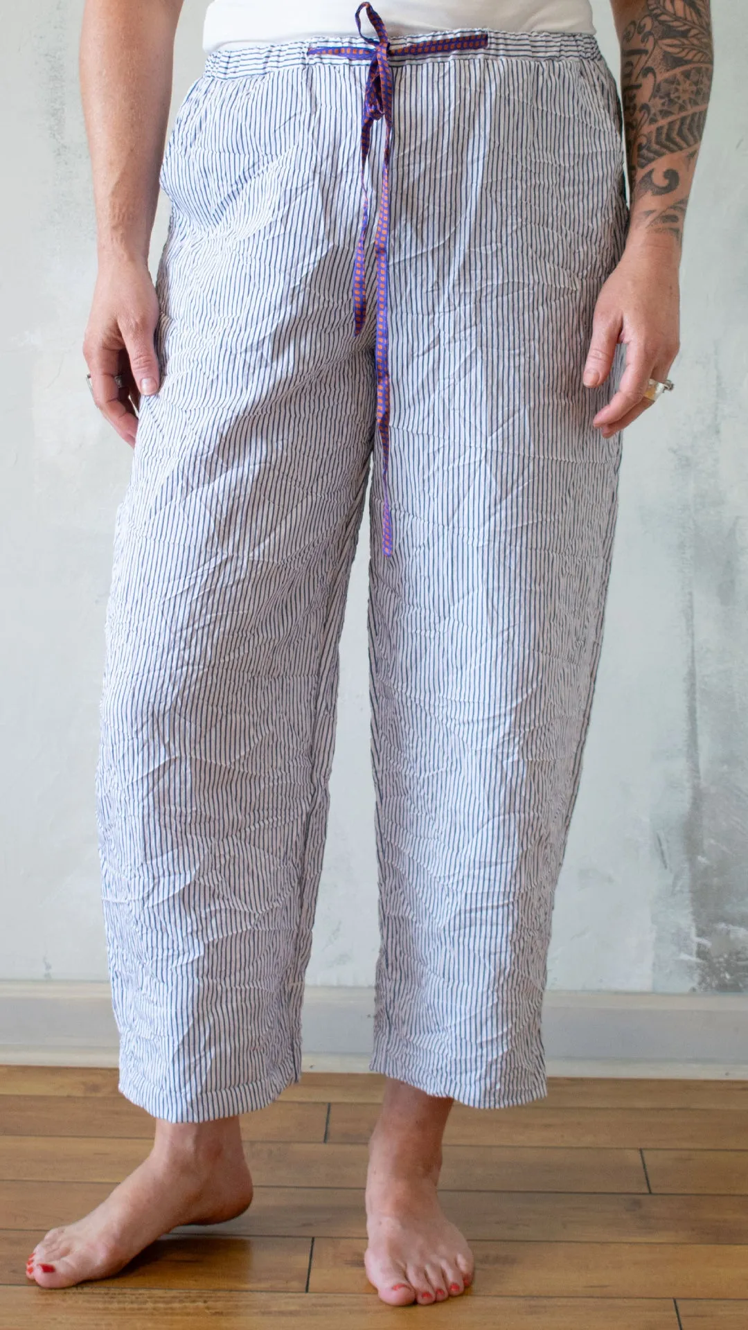 Cerulean Stripe Pant