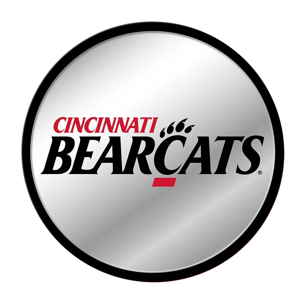 Cincinnati Bearcats: Modern Disc Mirrored Wall Sign