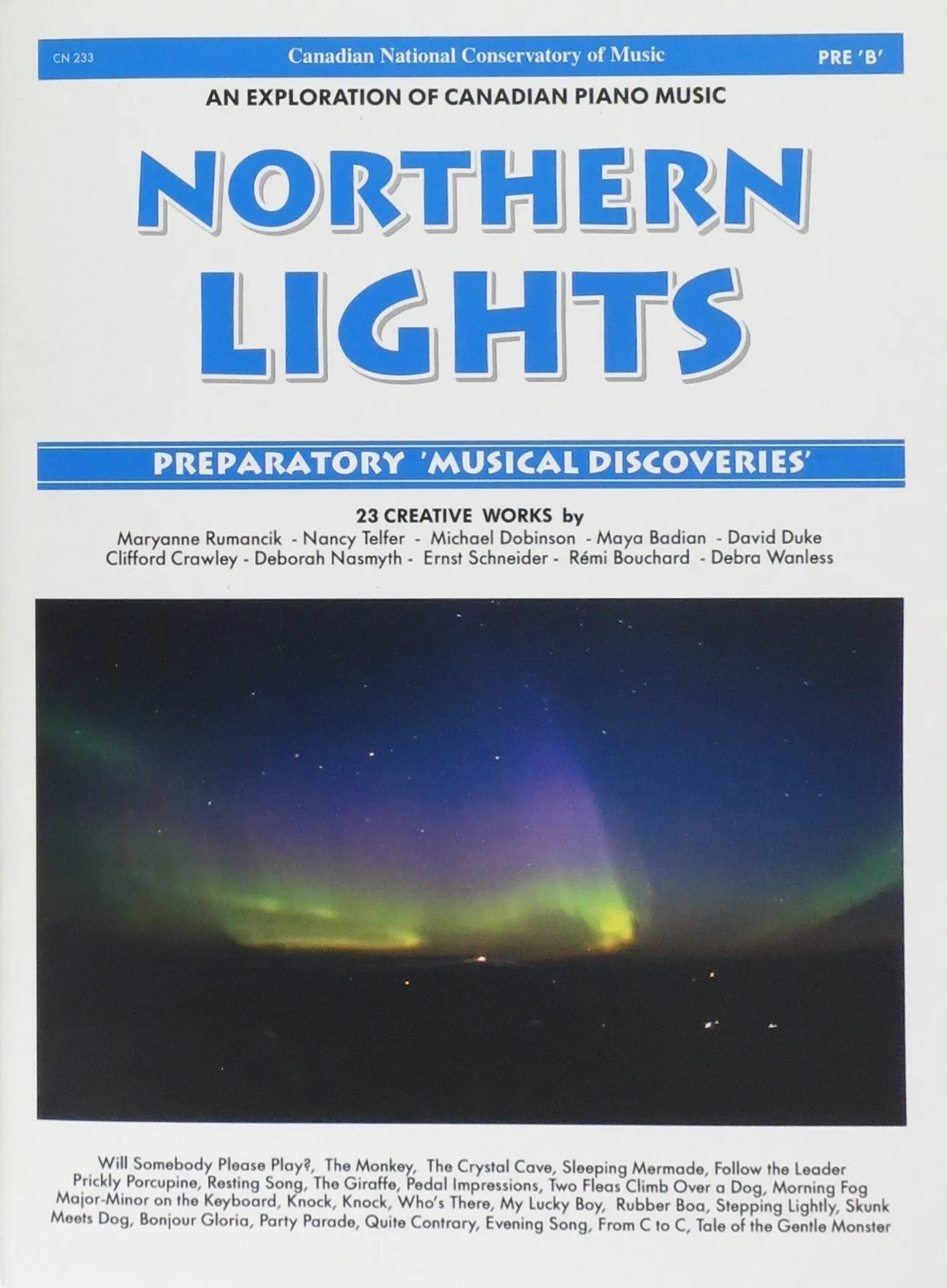 CNCM  Northern Lights - Pre B Musical Discoveries