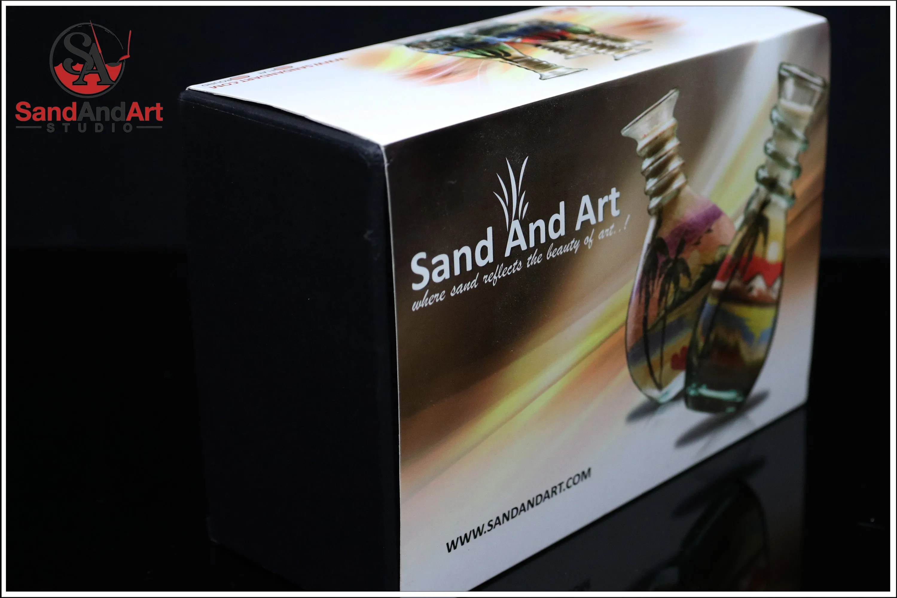 Colored Sand Art In Bottle