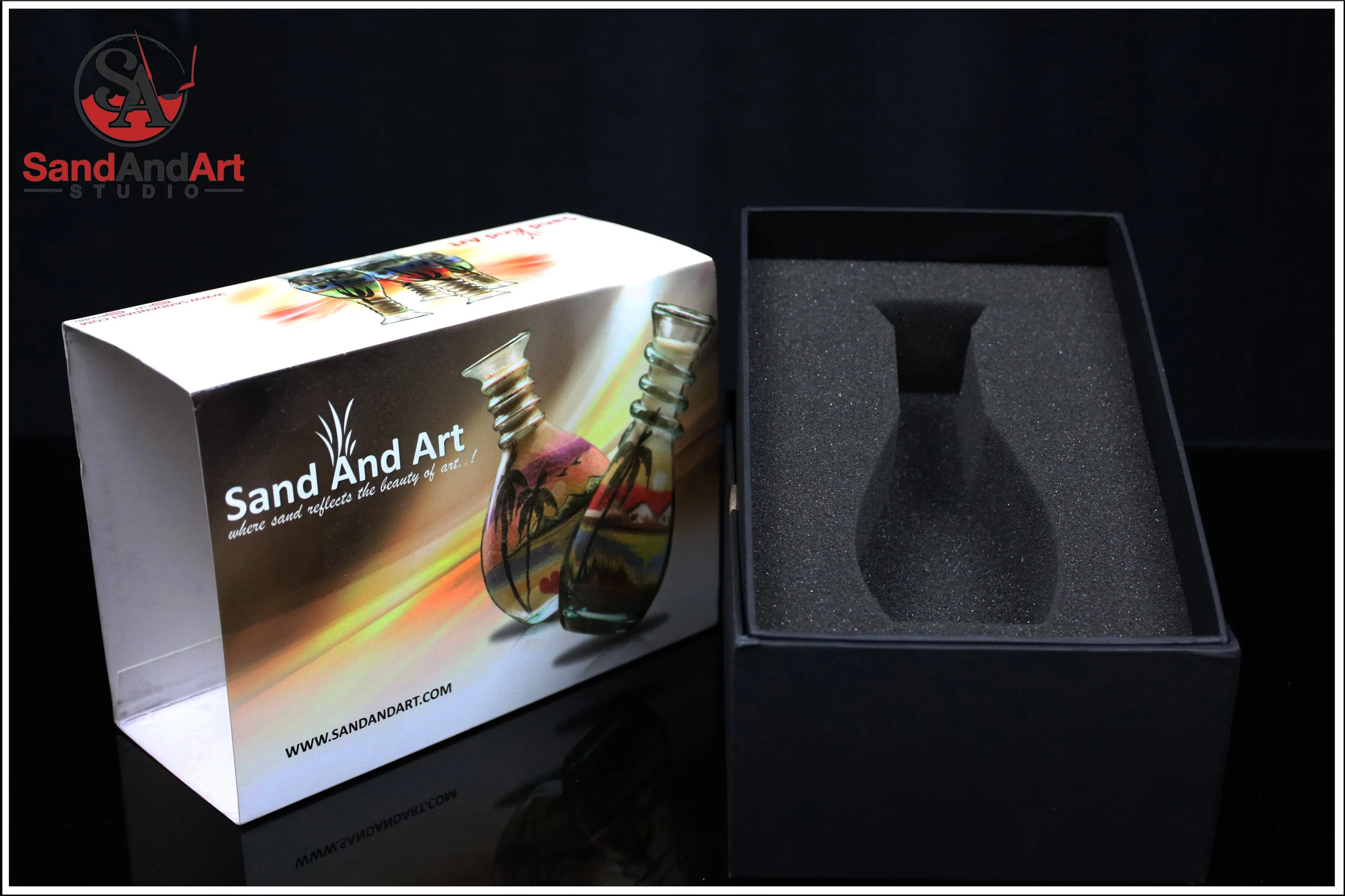 Colored Sand Art In Bottle