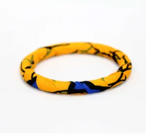 Coolyellow Slim Ankara Bangle