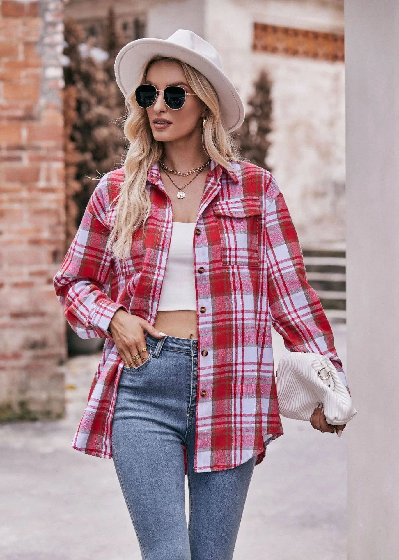 Crisp Morning Plaid Button Down Shirt