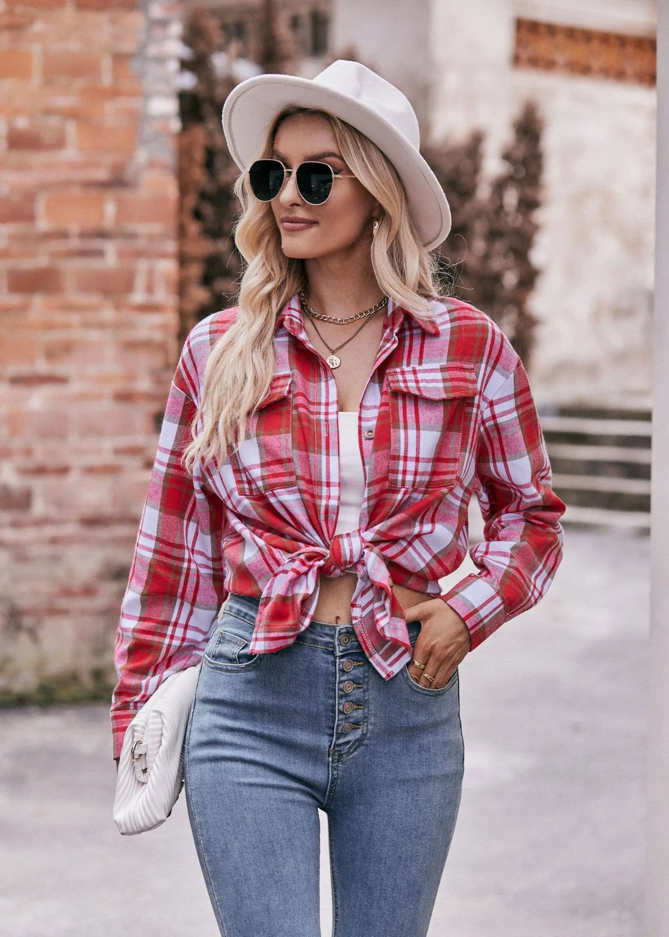 Crisp Morning Plaid Button Down Shirt