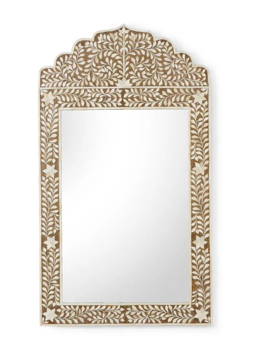 Crown Mirror - Brown 383012