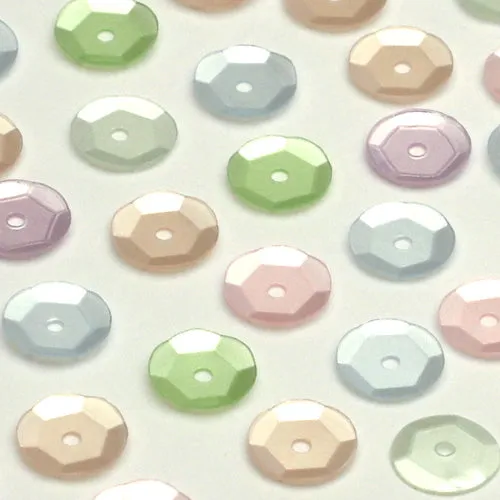 Cup Round Sequin #S15 Silky Peach