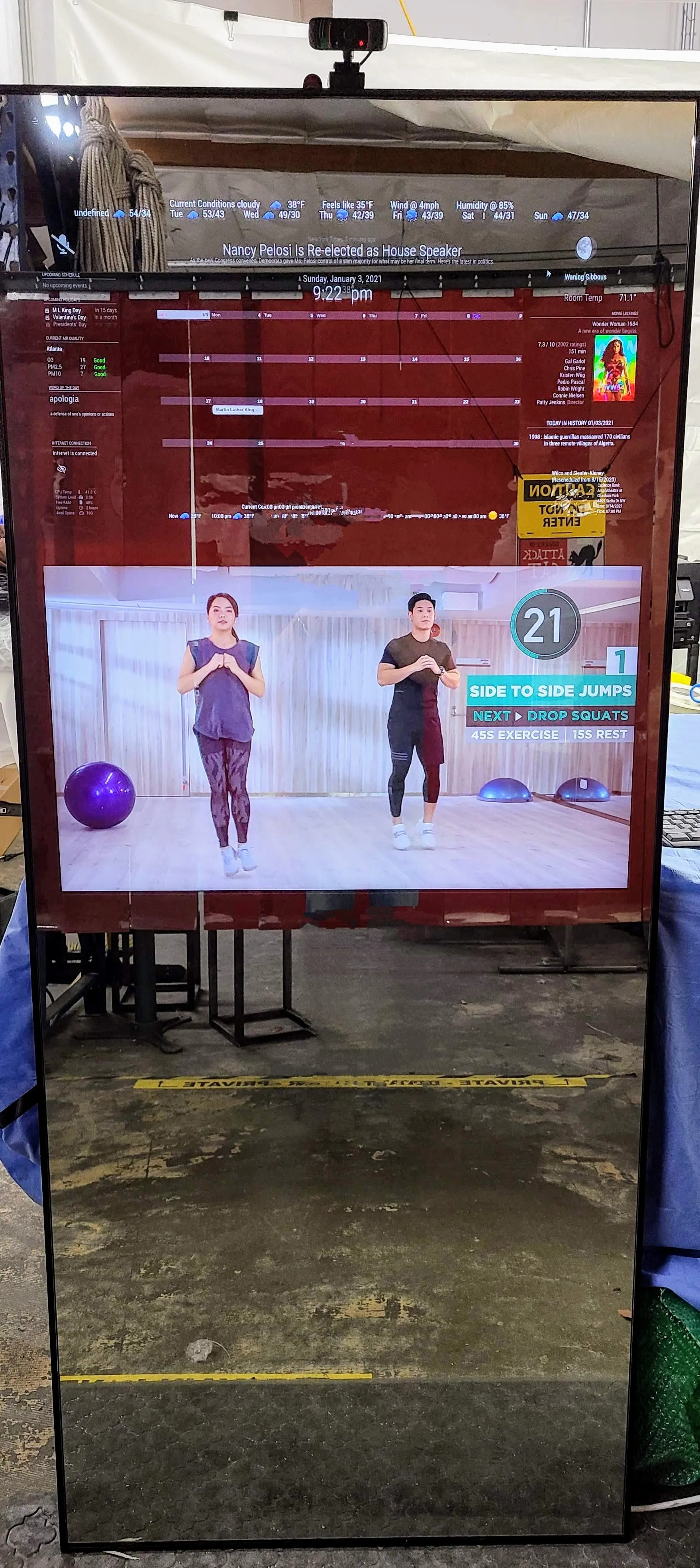 Customize Your Framed Google Assistant Smart Mirror - Choose Your Display and Frame Size