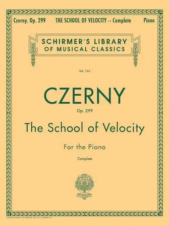 Czerny Op.299 The School of Velocity - For the Piano, Complete