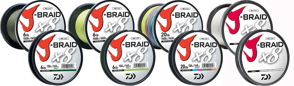 DAIWA J Braid 8 Strand Fishing Line