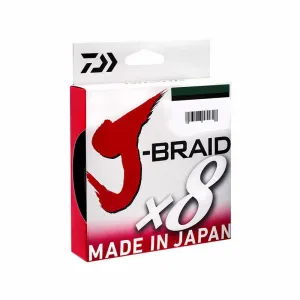 Daiwa J-Braid X8 Dark Green Fishing Line