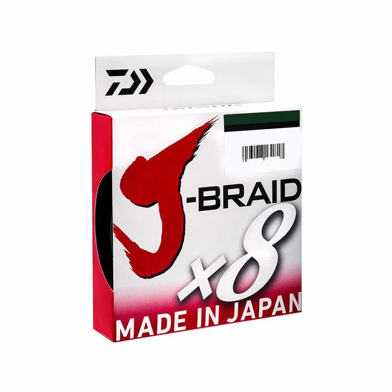 Daiwa J-Braid X8 Dark Green Fishing Line