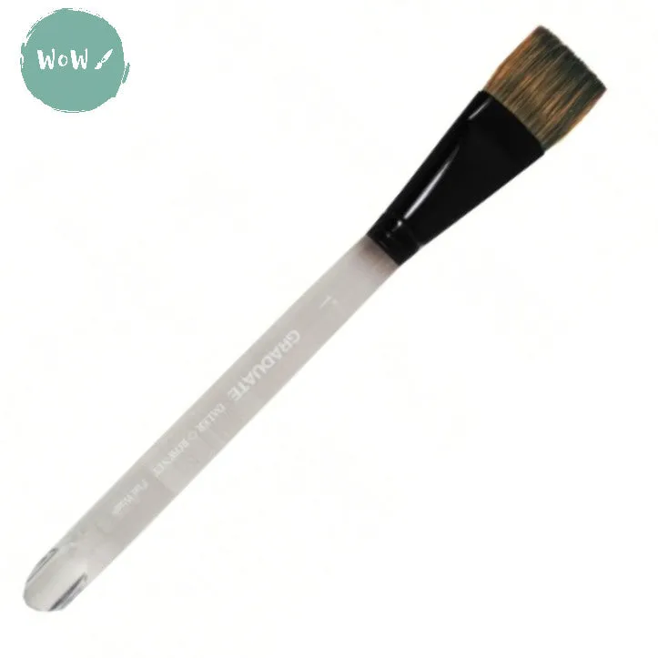 Daler Rowney Graduate Wash Brush Pony/ Synthetic FLAT WASH 1"