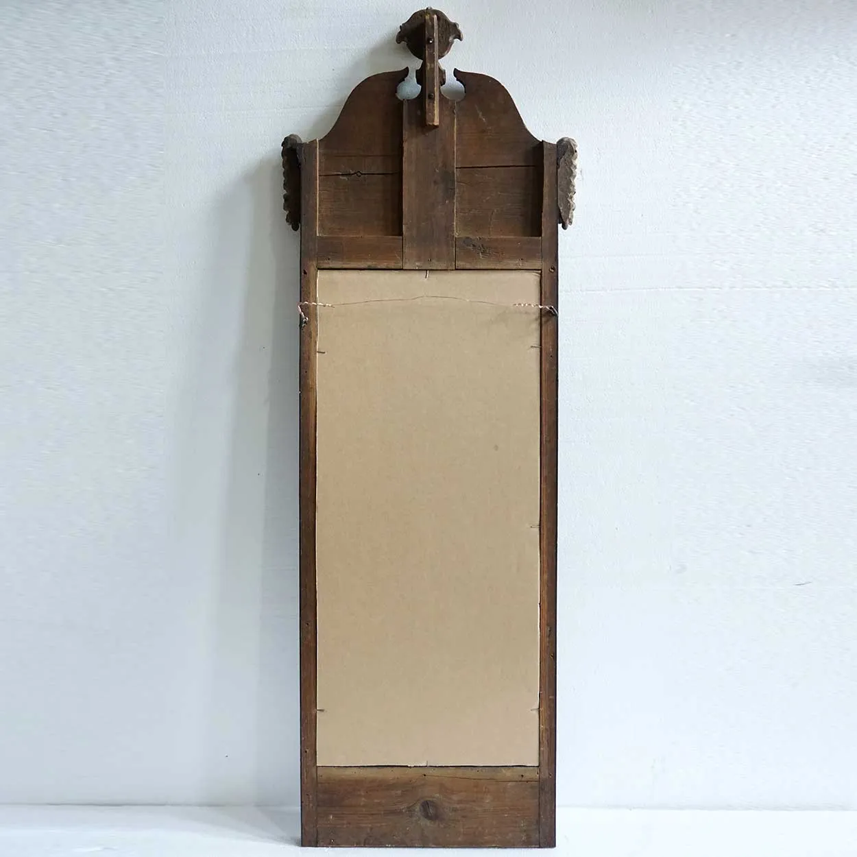 Danish Louis XVI Revival Parcel Gilt Mahogany Framed Pier Wall Mirror