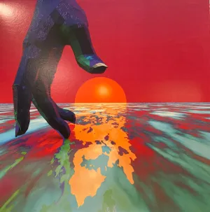 Death's Dynamic Shroud – Virtual Utopia Experience Magenta/Orange Split w/ Black Splatter Color Vinyl LP Record