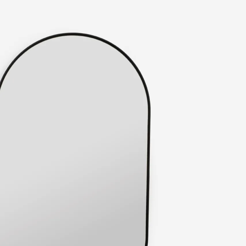 Deep Frame Pill Mirror   LED