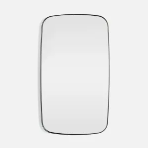 Deep Frame Soft Edge Mirror - Flared Design
