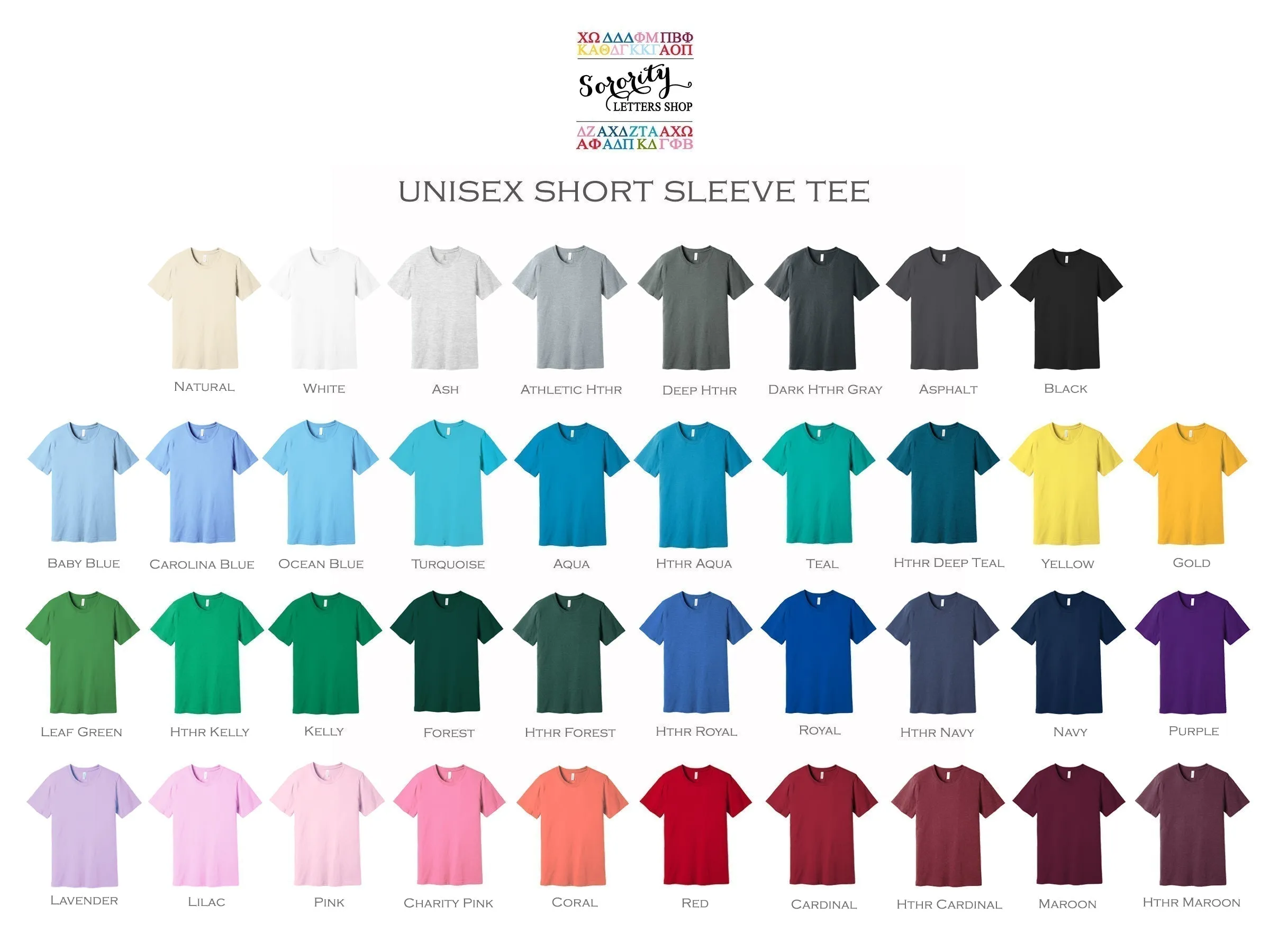 Delta Zeta Short Sleeve T-Shirt - Shoreline Tee