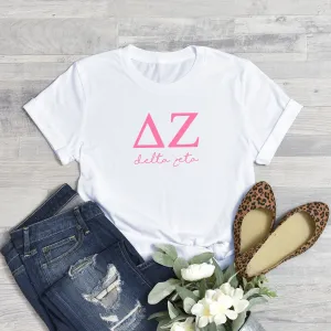 Delta Zeta Short Sleeve T-Shirt - Shoreline Tee