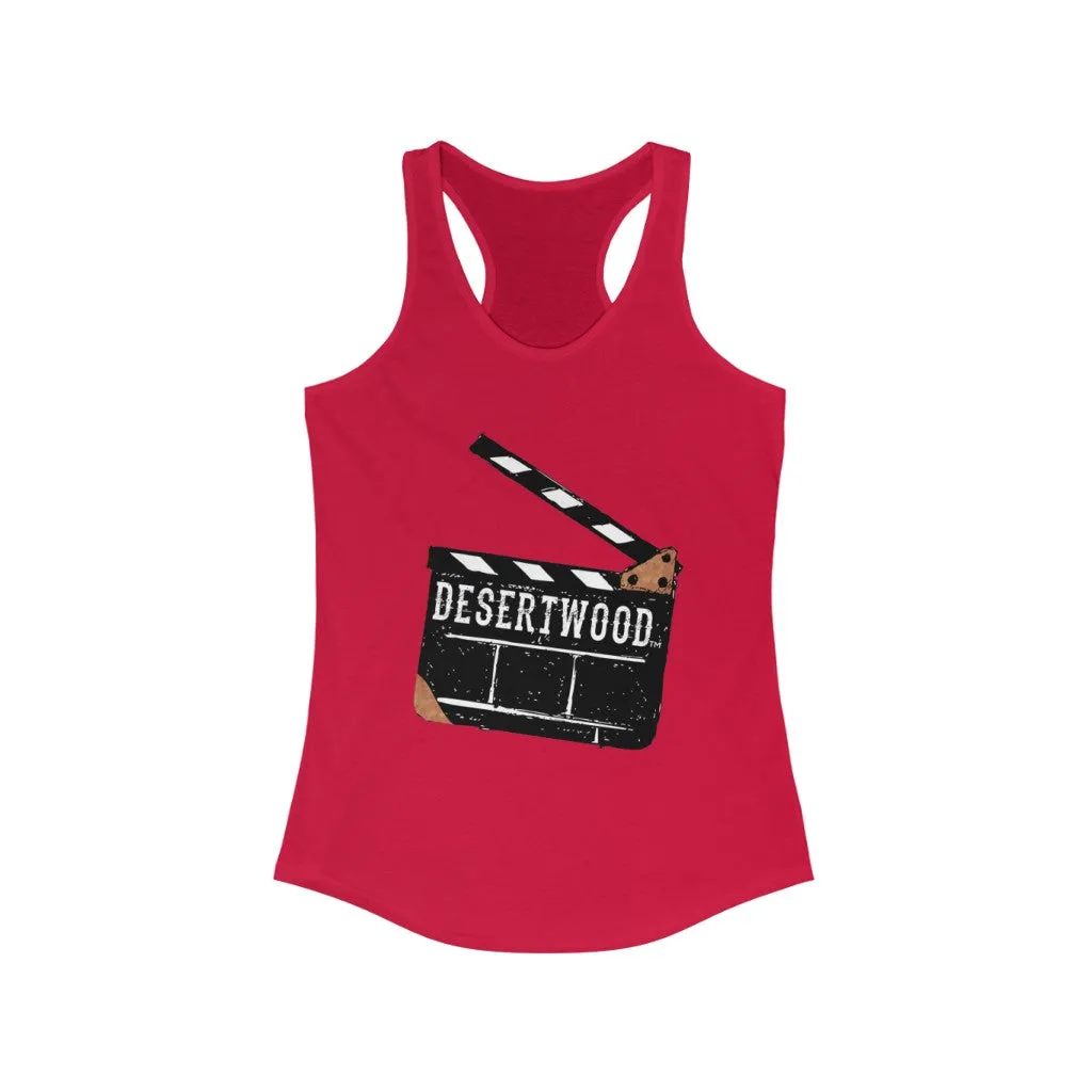 Desertwood Classic "Movie Slate" Racerback Tank (Sizes run smaller than usual)