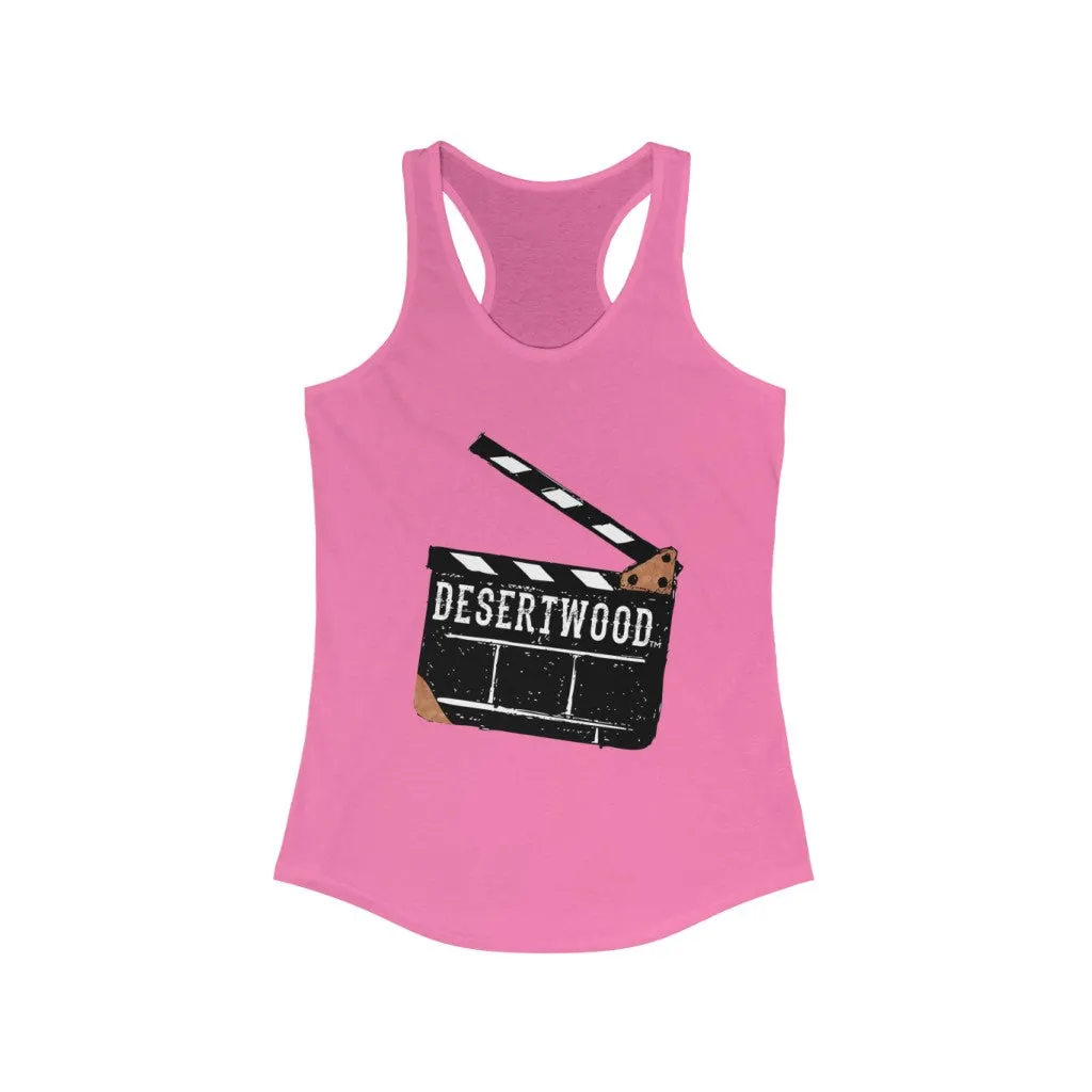 Desertwood Classic "Movie Slate" Racerback Tank (Sizes run smaller than usual)