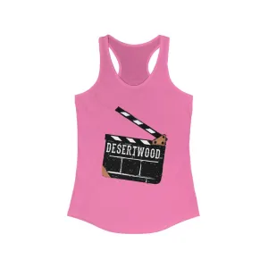 Desertwood Classic "Movie Slate" Racerback Tank (Sizes run smaller than usual)