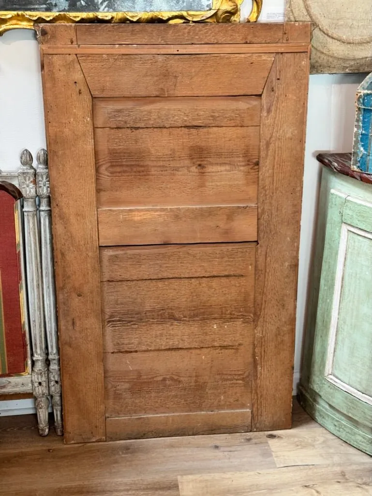 Directoire Period Trumeau Mirror, black and gilt