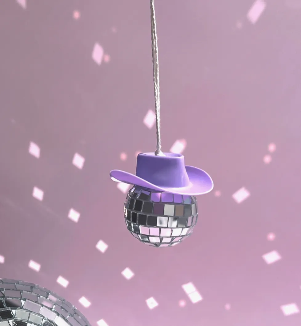 DISCO CAR CHARM