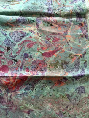 Double-Sided Multicolored Tokyo Habotai Silk 14x72"