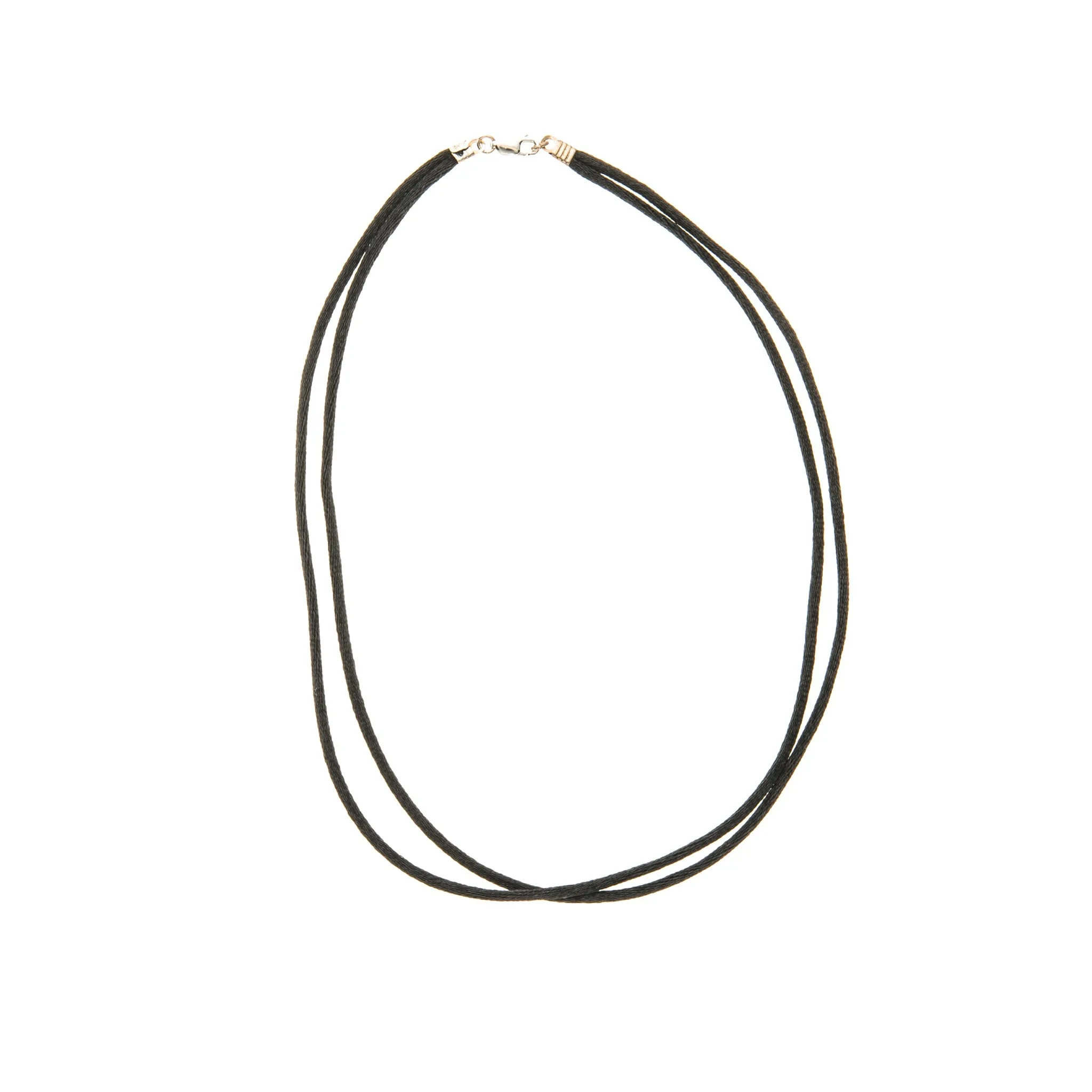 Double Silky Cord Necklace
