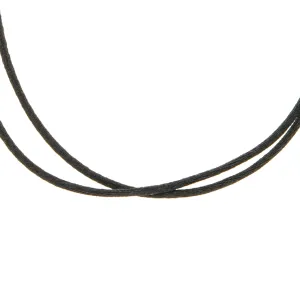 Double Silky Cord Necklace