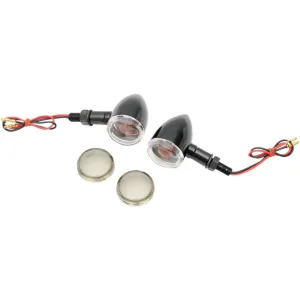 Drag Specialties Mini Deuce Marker Lights with Stud Mount