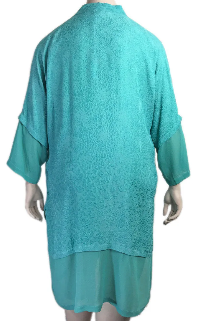 Dressori Silk Cloque Duster Jacket