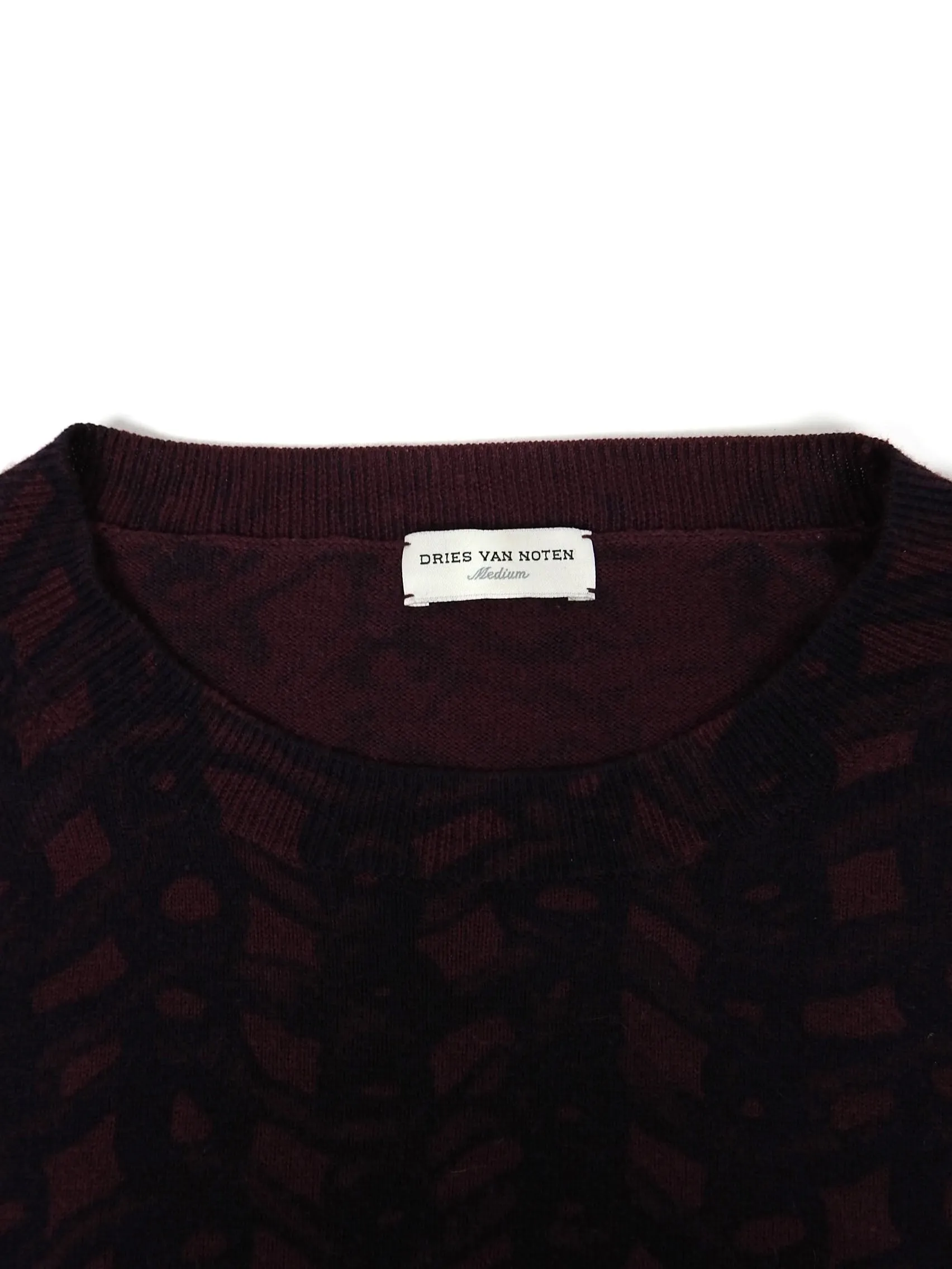 Dries Van Noten Patterned Sweater Medium