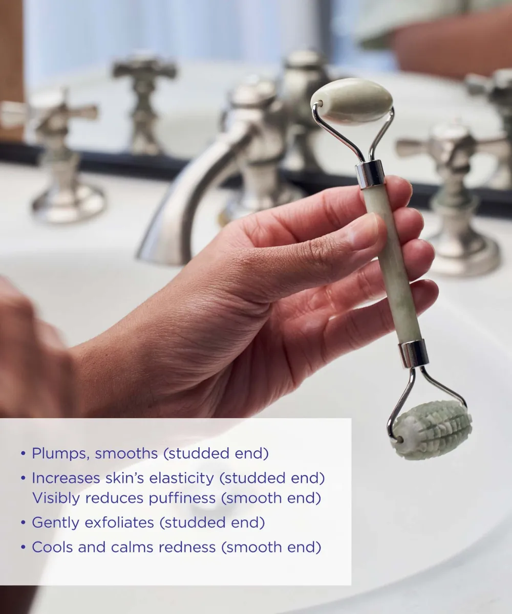 Dual-Action Jade Facial Roller