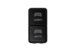 Dual Function Toyota OEM Style "AMBER & WHITE" Switch Tall Style
