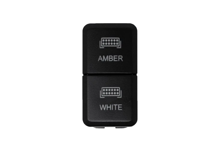 Dual Function Toyota OEM Style "AMBER & WHITE" Switch Tall Style