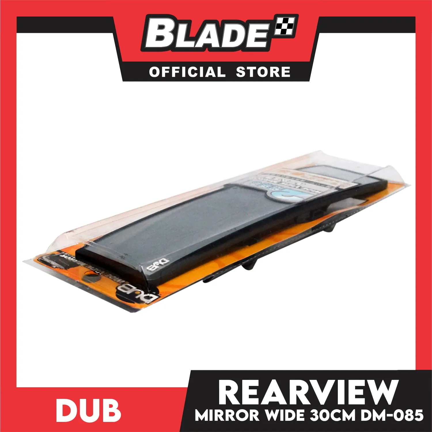 Dub Wide View Mirror 300x76mm DM-085 300mm