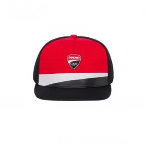 Ducati Corse - flat black/white/red cap