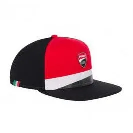 Ducati Corse - flat black/white/red cap
