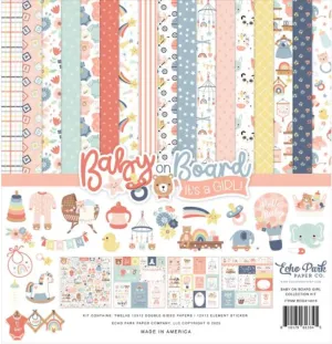 Echo Park 12x12 Baby on Board Girl Collection Kit {B200}
