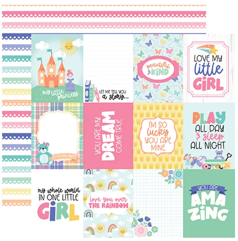 Echo Park 12x12 My Little Girl Collection Kit {B718}